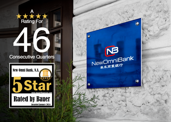 New Omni Bank Achieves the 5-Star Distinction from BauerFinancial, Inc. for 46 Consecutive Quarters